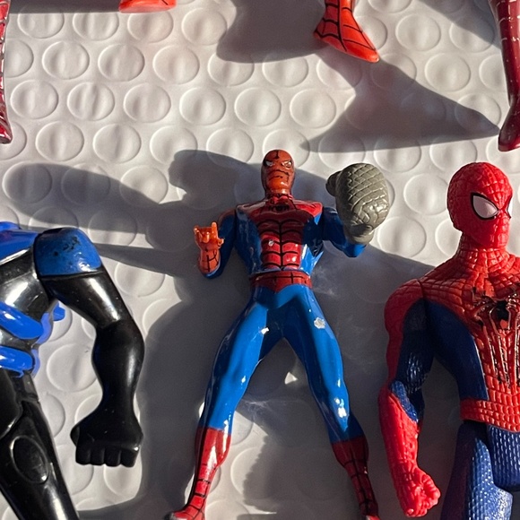 Marvel Spiderman & Other DC Comic Superhero Figures- 8 Total - Picture 12 of 16